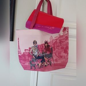 NEW Cute fabric lightweight tote bag. Lancome